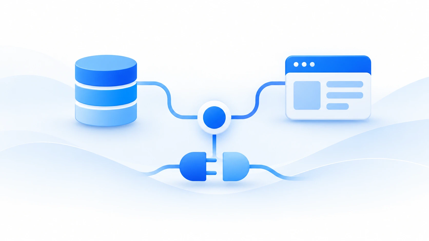 Application, database and connector icons for enterprise integration